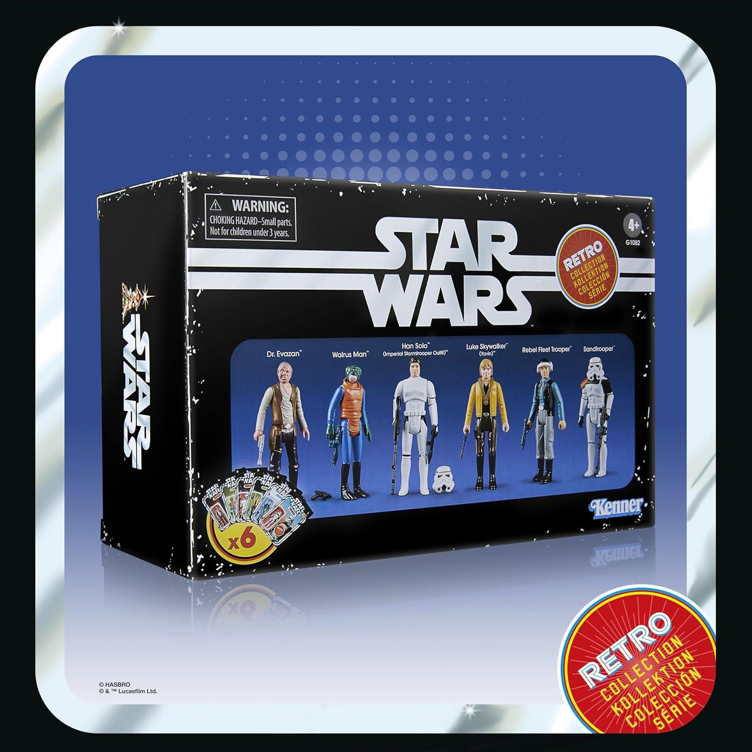 Multipack Figuras de Acción Star Wars Retro Hasbro 6-Pack 9.5 cm