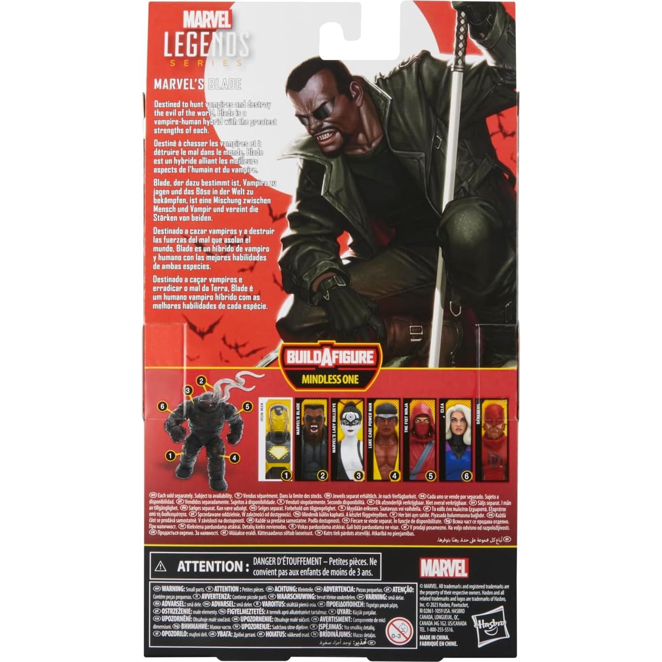 Figura de Acción Blade Marvel Legends Hasbro 15 cm