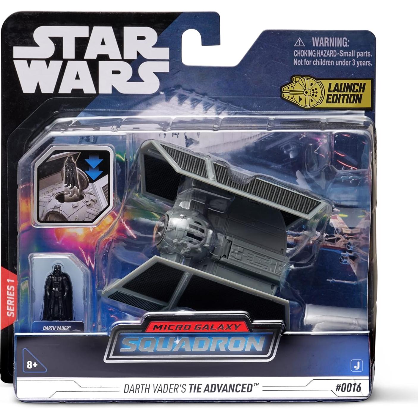 Caza Estelar TIE Avanzado Darth Vader Star Wars Micro Galaxy