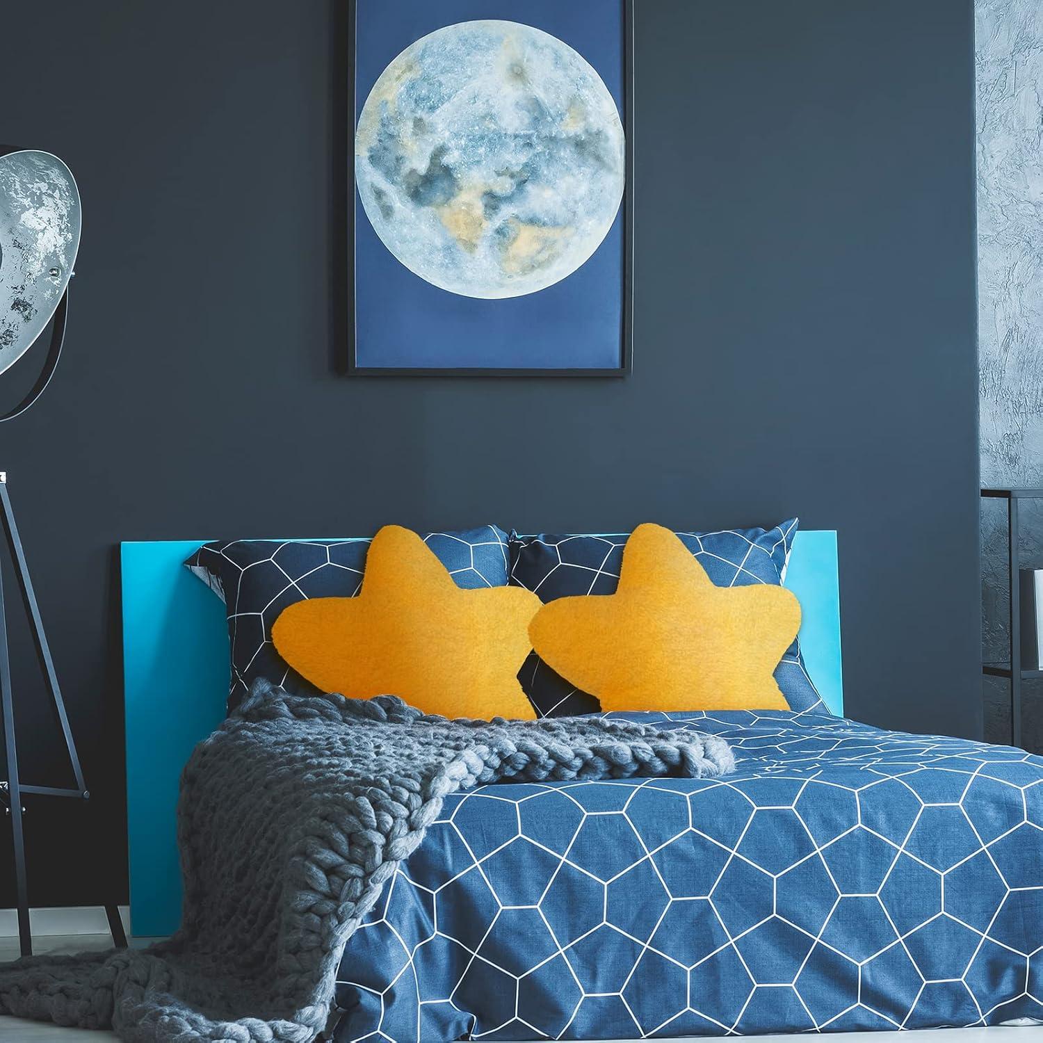 Almohadas de Peluche Estrella Amarilla Sumind - 2 Pcs 40 cm