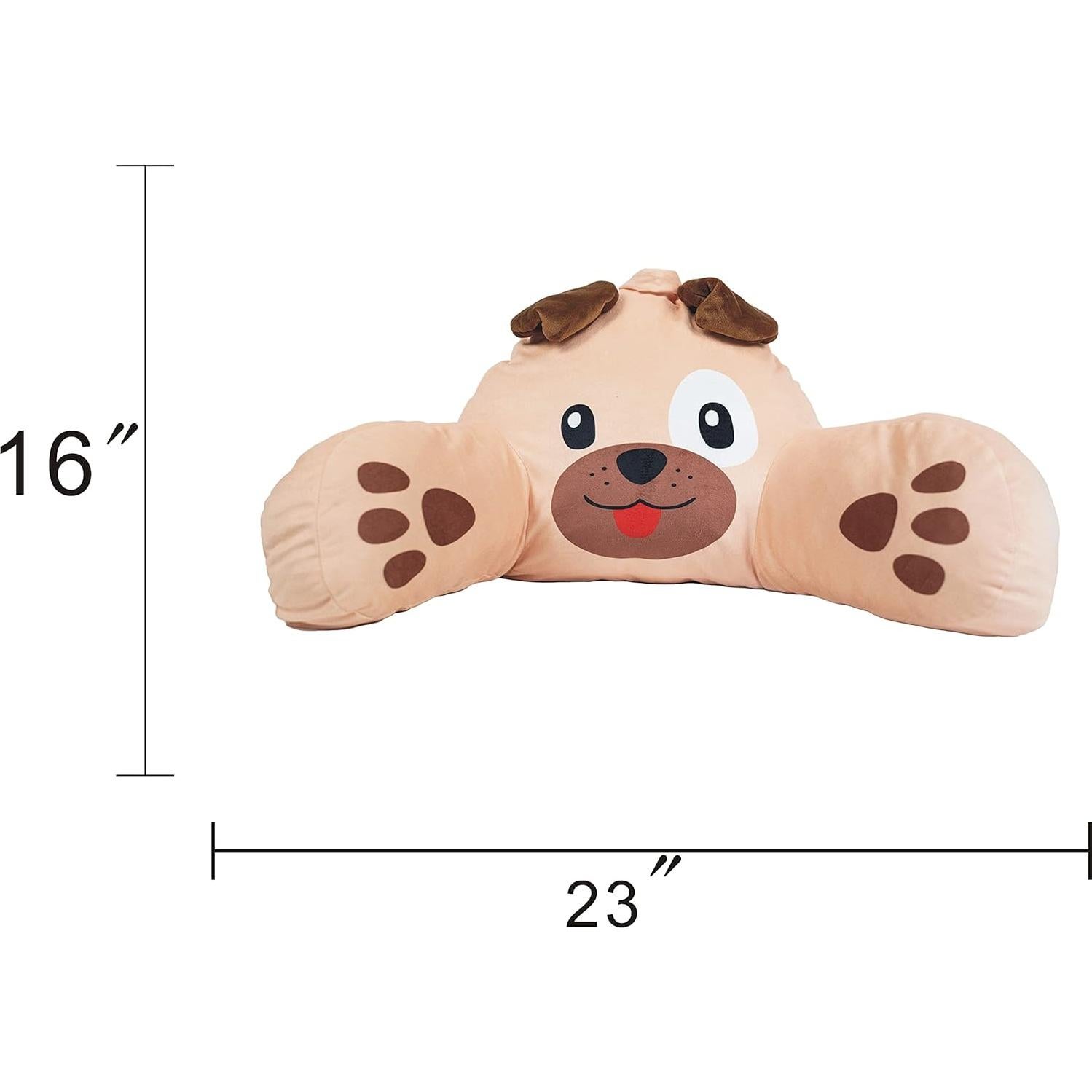 Cojín de Respaldo para Niños Unicornios y Robots 58x36cm