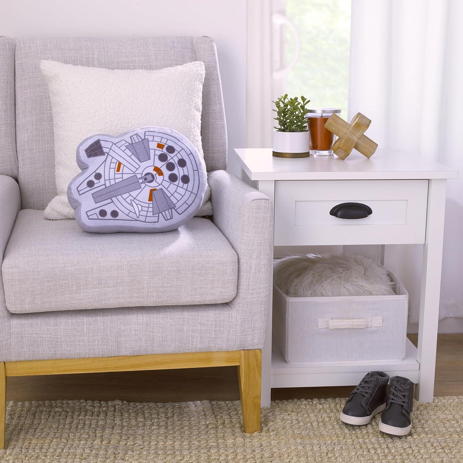 Almohada de cama Star Wars Halcón Milenario NoJo 33 cm