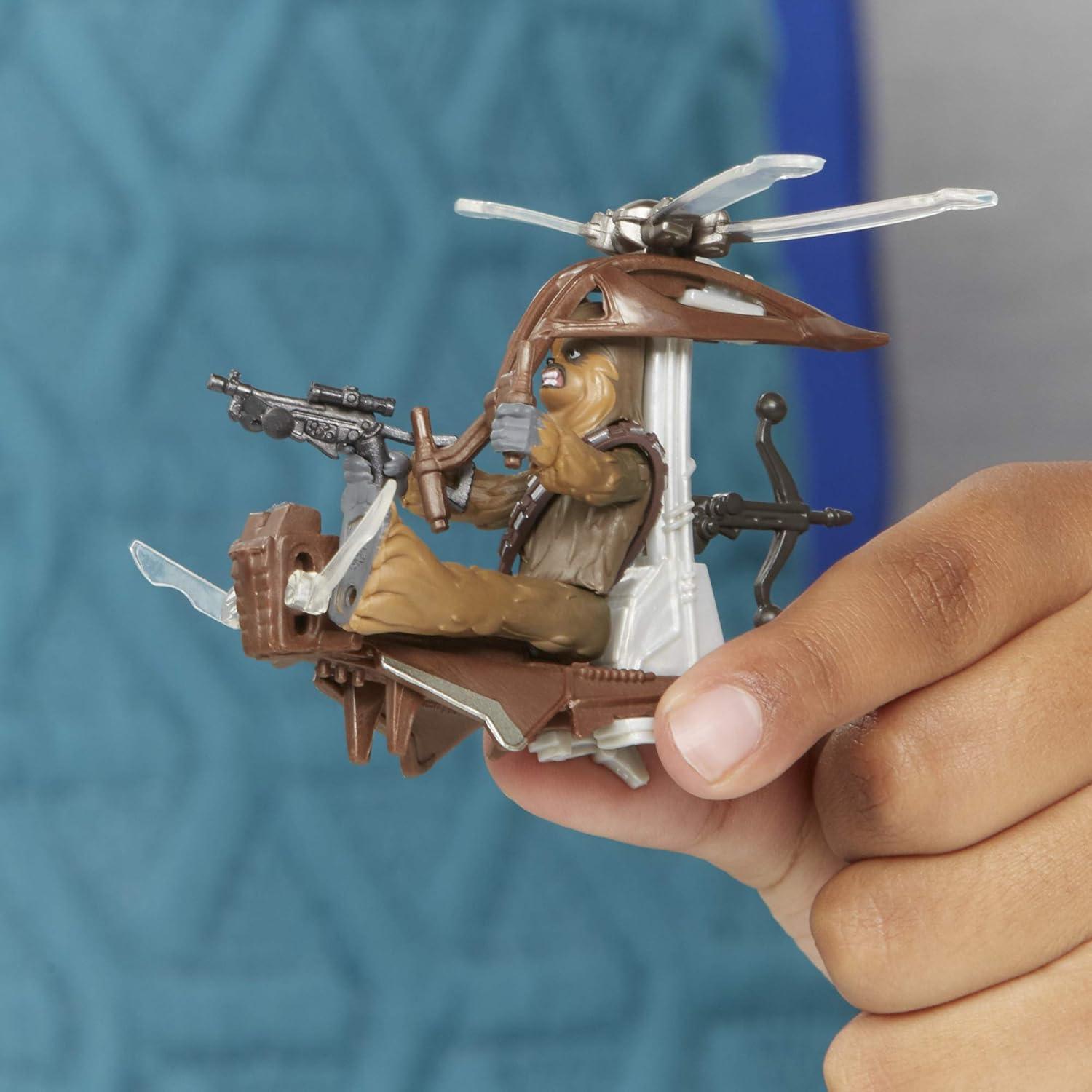 Figura y Vehículo Chewbacca Star Wars Mission Fleet 2.5"