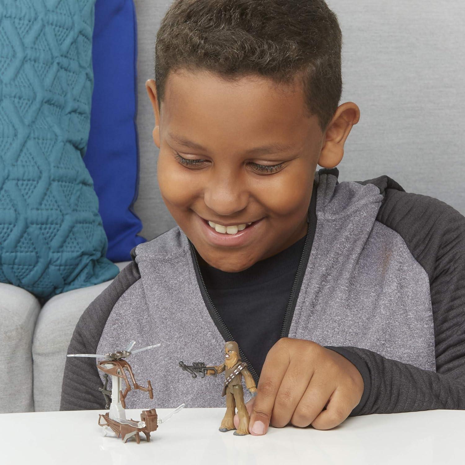 Figura y Vehículo Chewbacca Star Wars Mission Fleet 2.5"