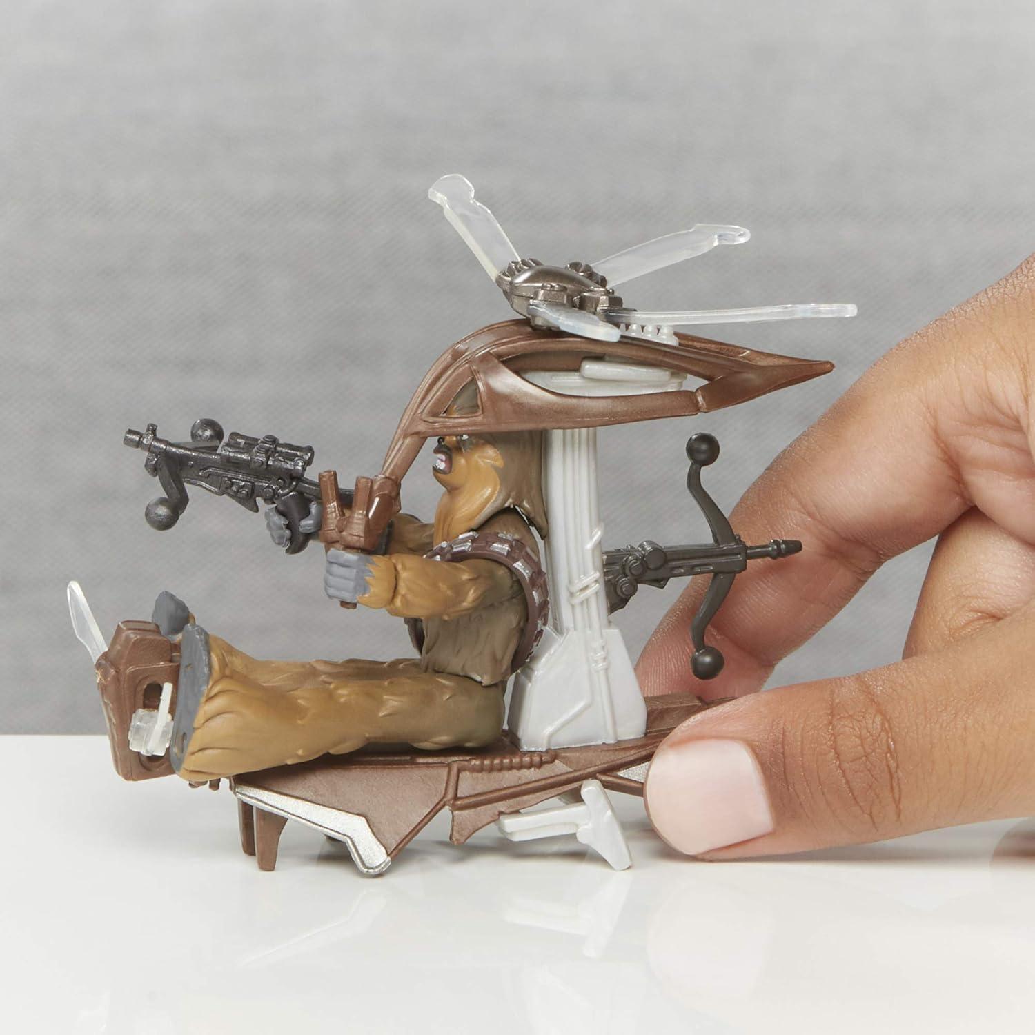 Figura y Vehículo Chewbacca Star Wars Mission Fleet 2.5"