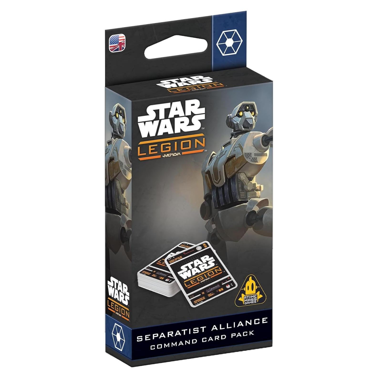 Paquete de Cartas de Comando Alianza Separatista Star Wars Legion