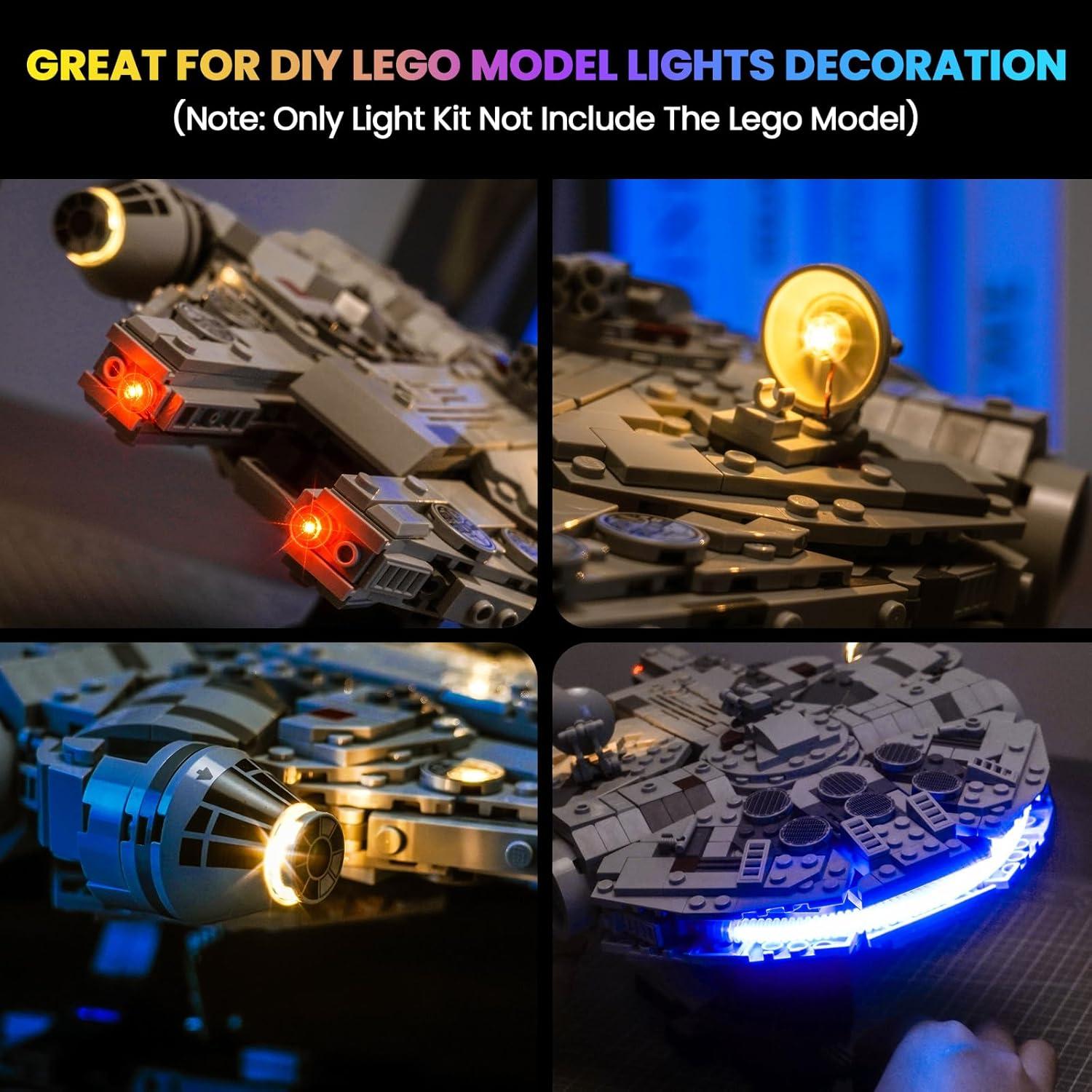 Kit de Luz LED Hilighting para Lego Halcón Milenario RC