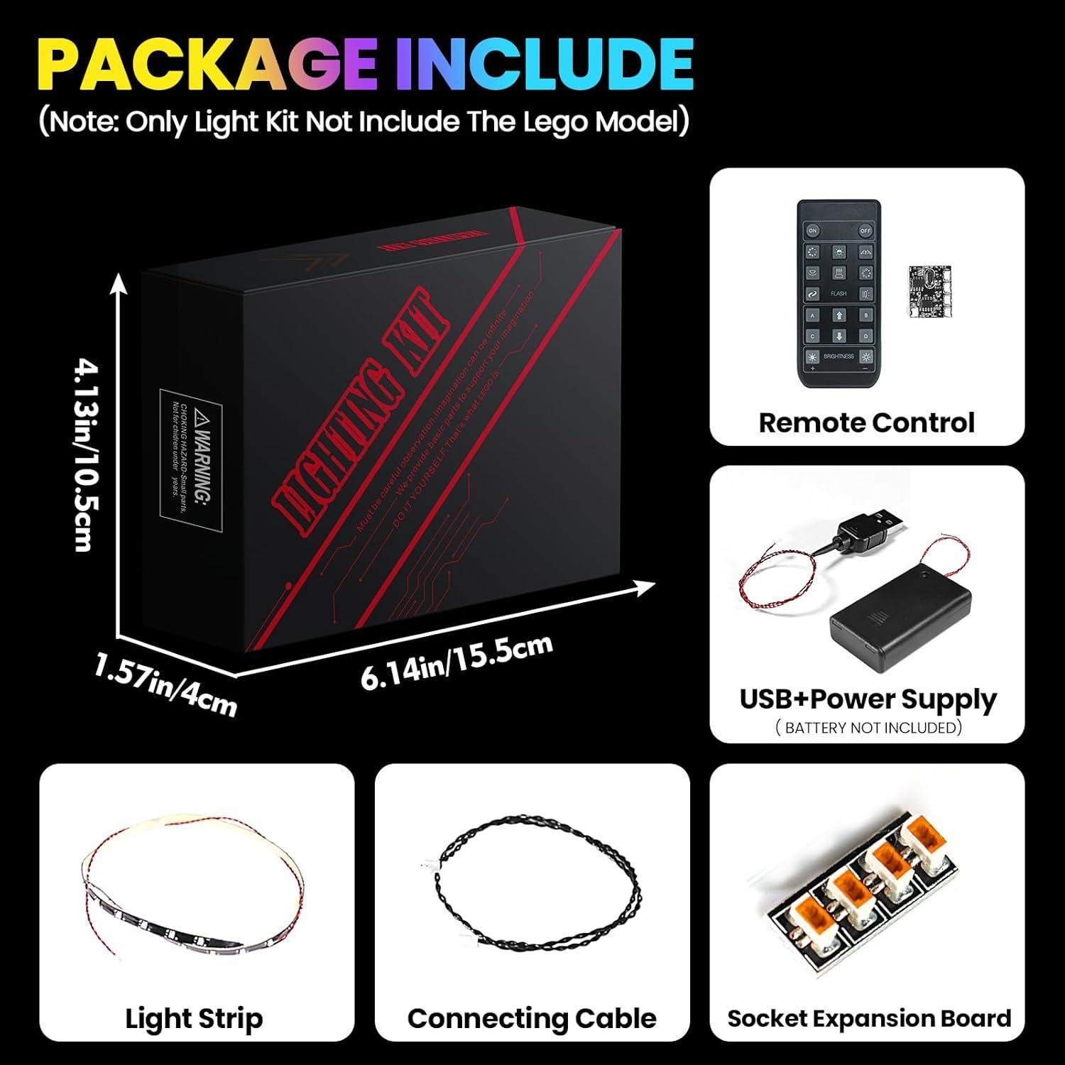 Kit de Luz LED Hilighting para Lego Halcón Milenario RC