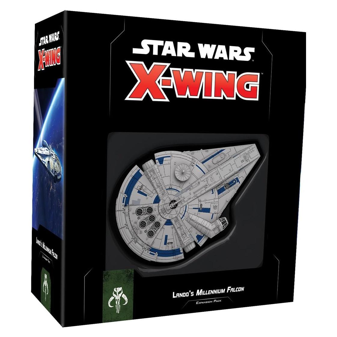 Juego de Miniaturas Star Wars X-Wing Halcón Milenario Lando