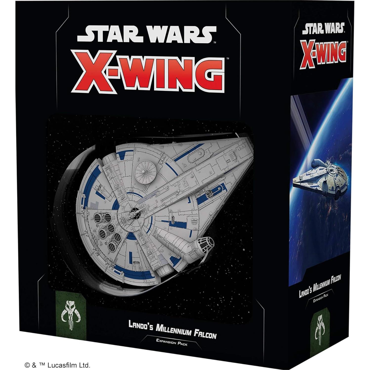 Juego de Miniaturas Star Wars X-Wing Halcón Milenario Lando