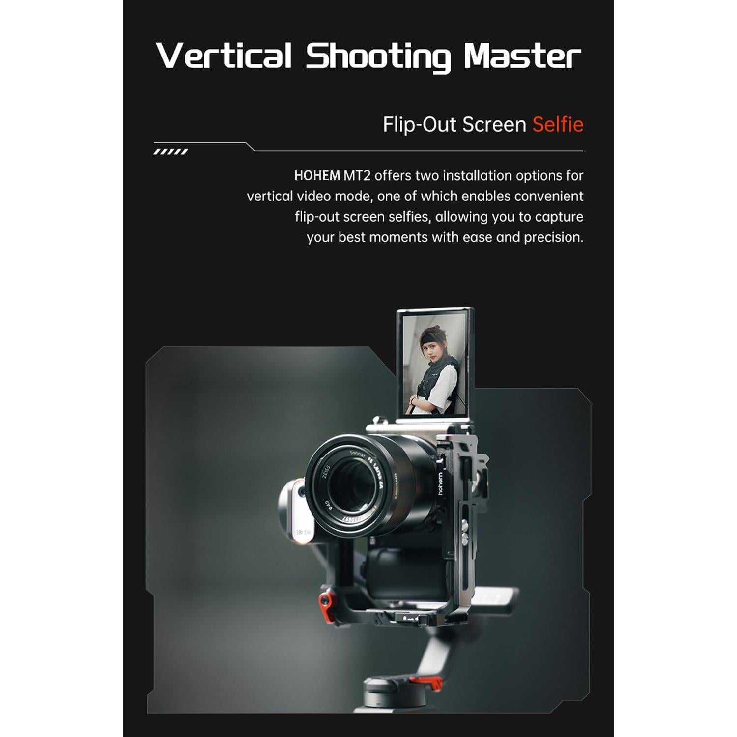 Estabilizador Hohem iSteady MT2 3 Ejes con Luz AI