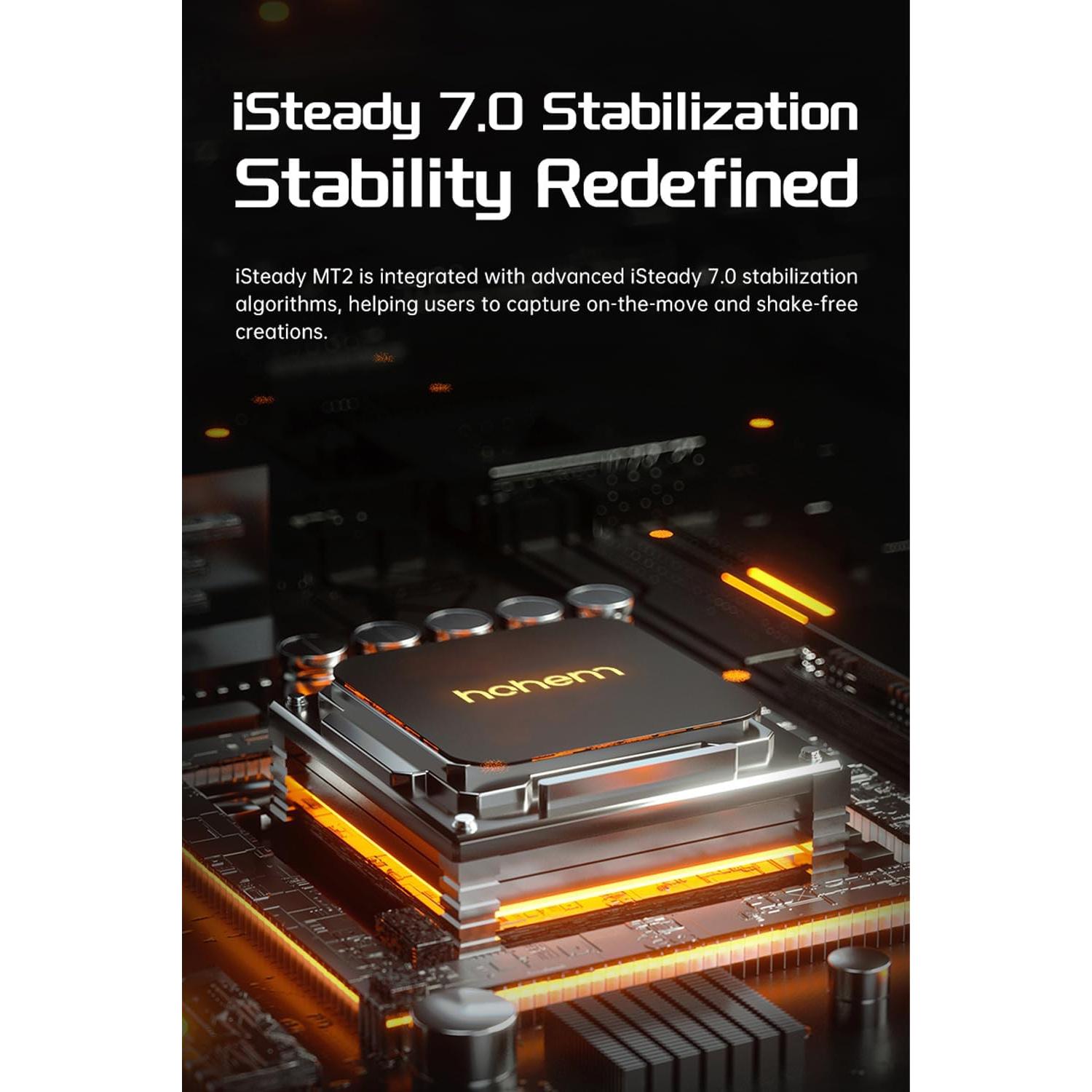 Estabilizador Hohem iSteady MT2 3 Ejes con Luz AI