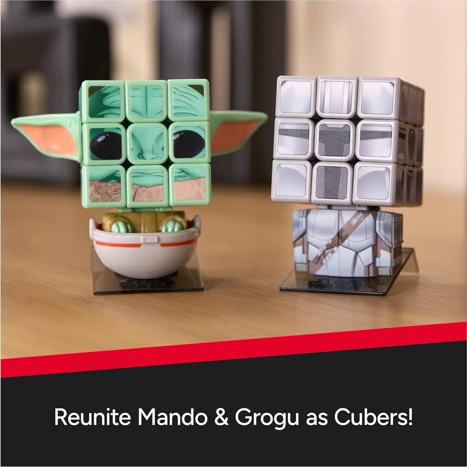 Cubo de Rubik Star Wars Grogu 3x3 con exhibidor - Spin Master
