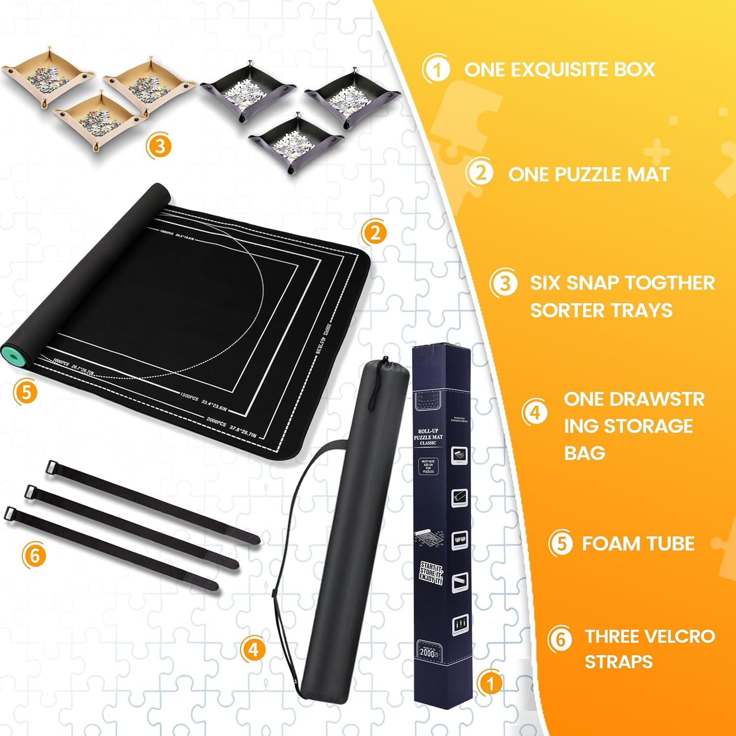 Alfombrilla para Rompecabezas Pohxev 121.9x78.7 cm hasta 2000 piezas