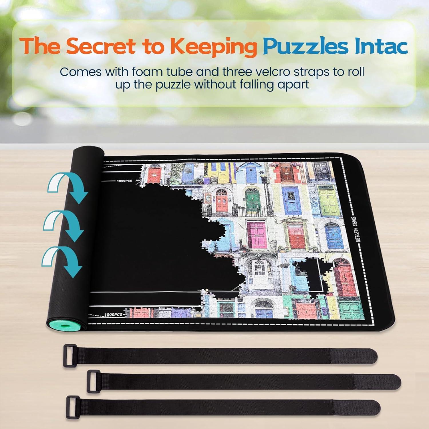 Alfombrilla para Rompecabezas Pohxev 121.9x78.7 cm hasta 2000 piezas