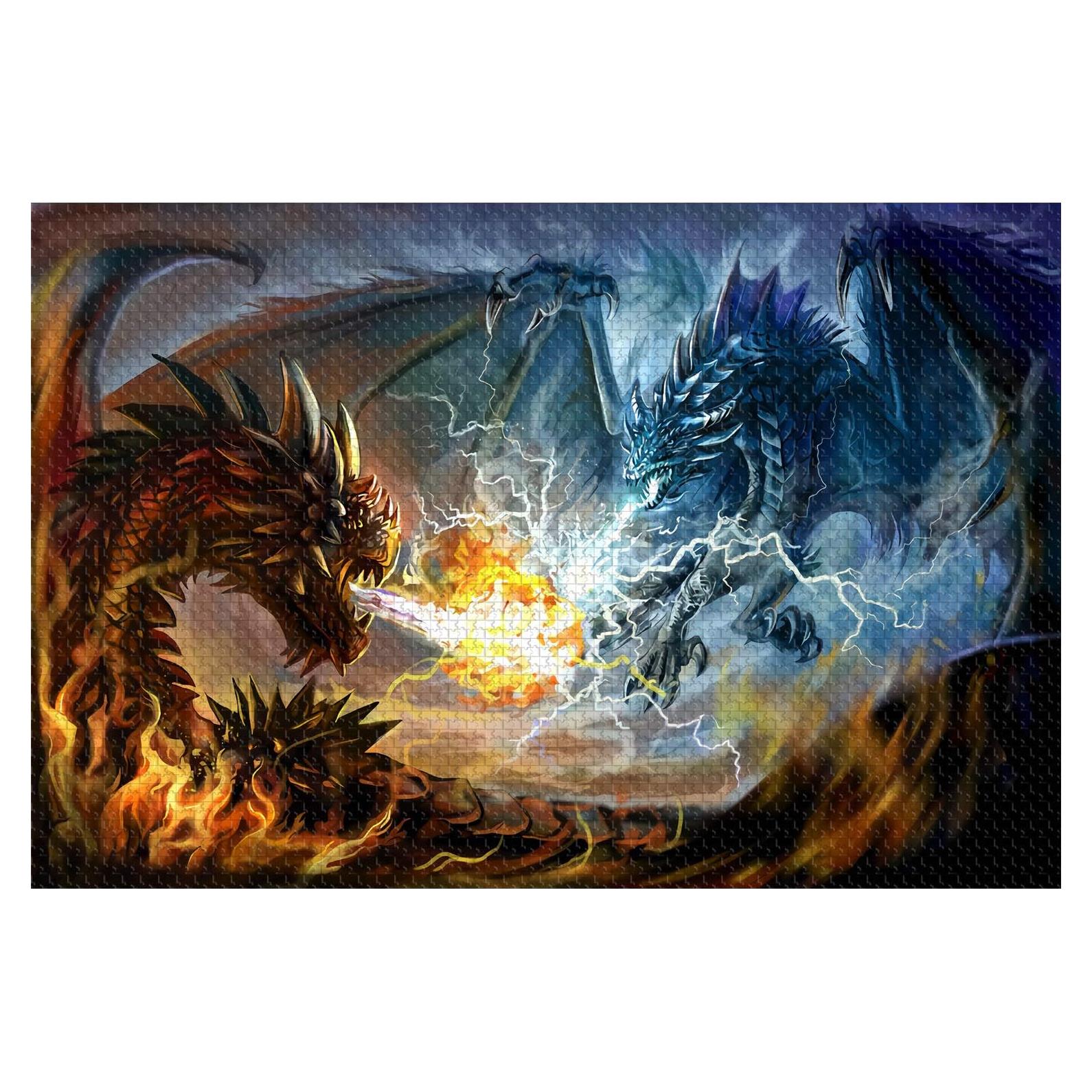 Rompecabezas 1000 Piezas Dragón de Fuego PPzoom 75x50 cm