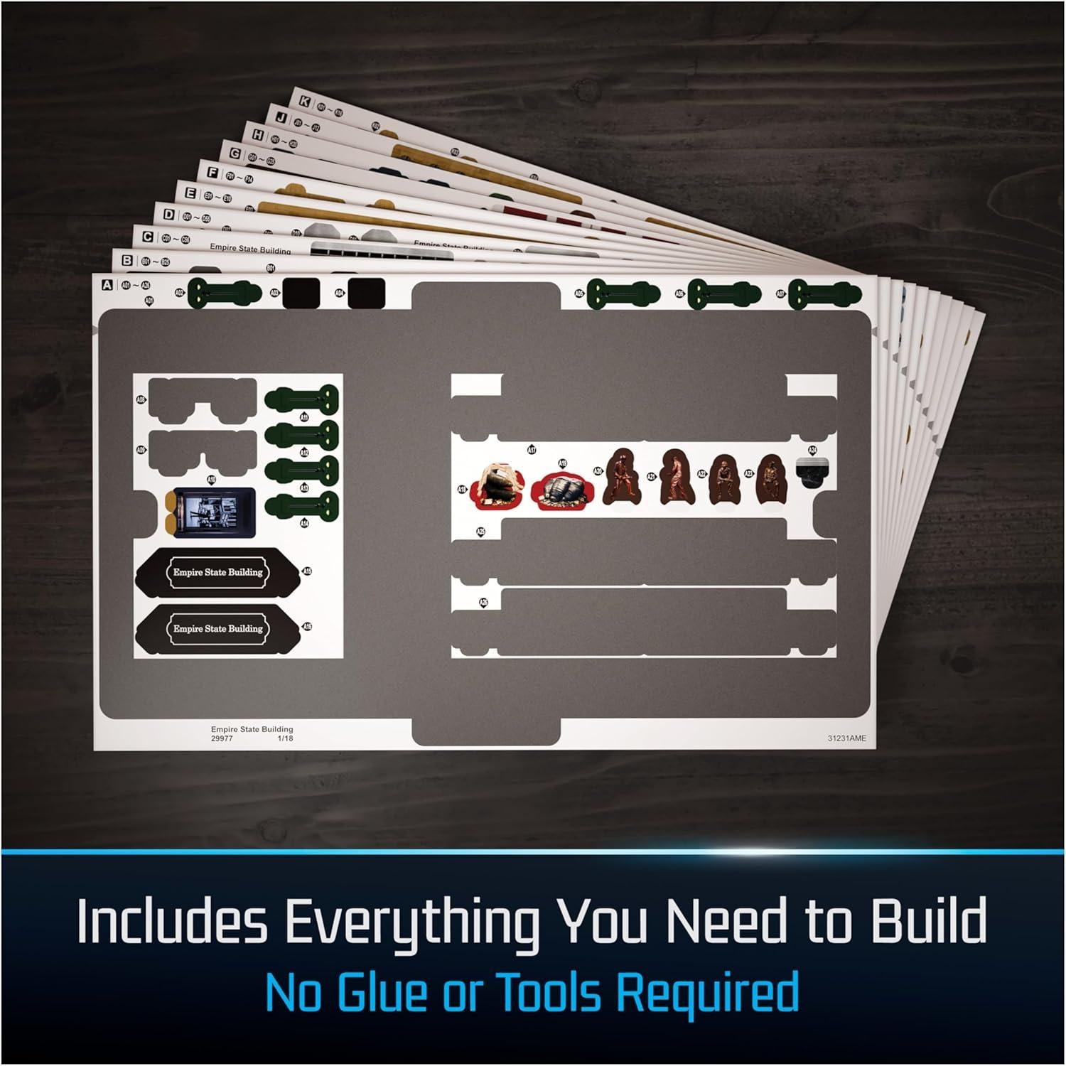 Kit Modelo 3D Edificio Empire State Spin Master 479 Piezas