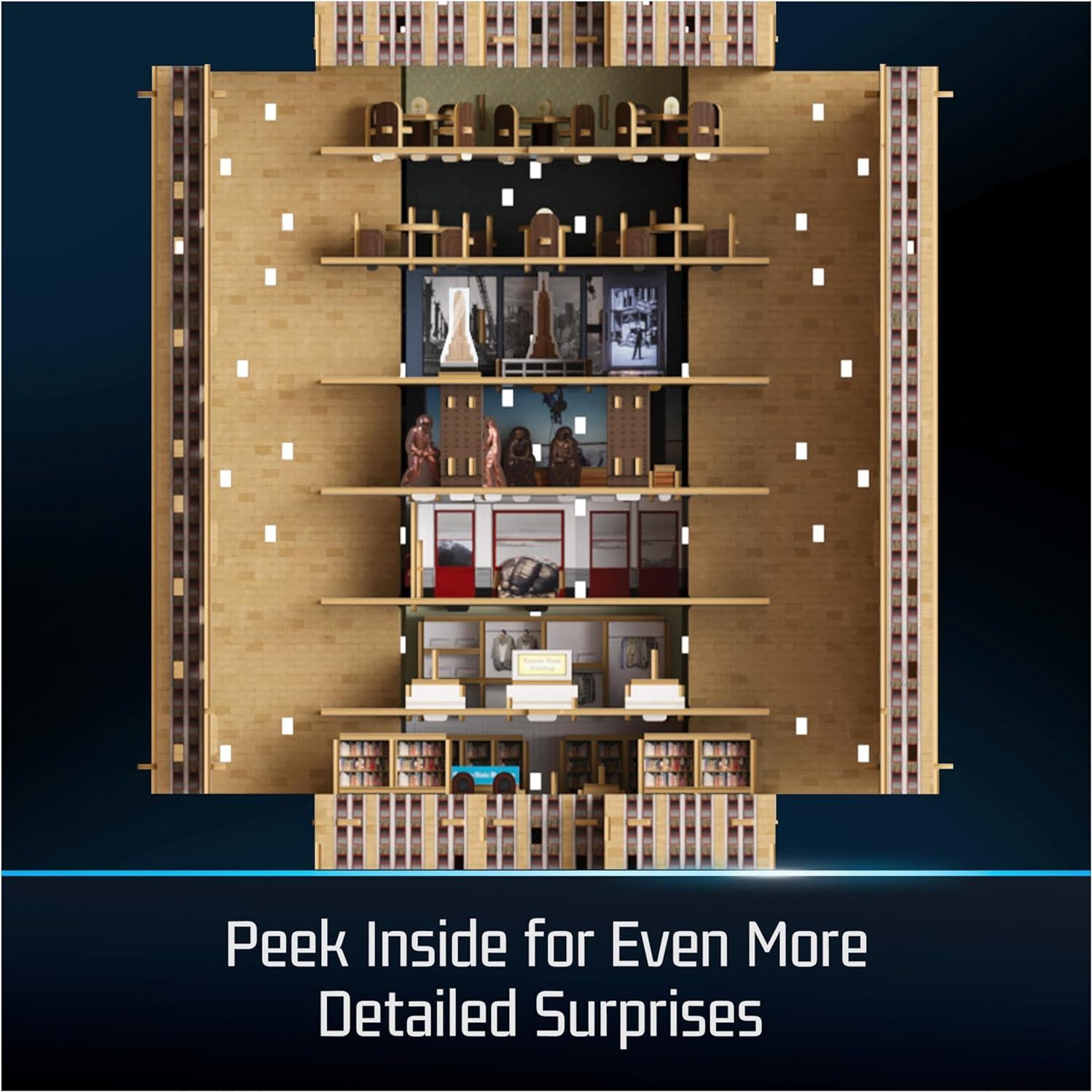 Kit Modelo 3D Edificio Empire State Spin Master 479 Piezas