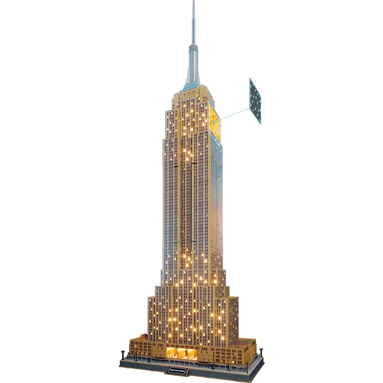 Kit Modelo 3D Edificio Empire State Spin Master 479 Piezas