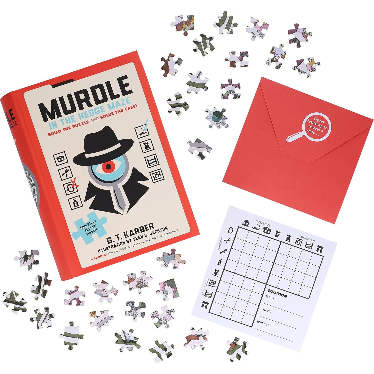 Rompecabezas Murdle Laberinto de Setos 500 Piezas Chronicle