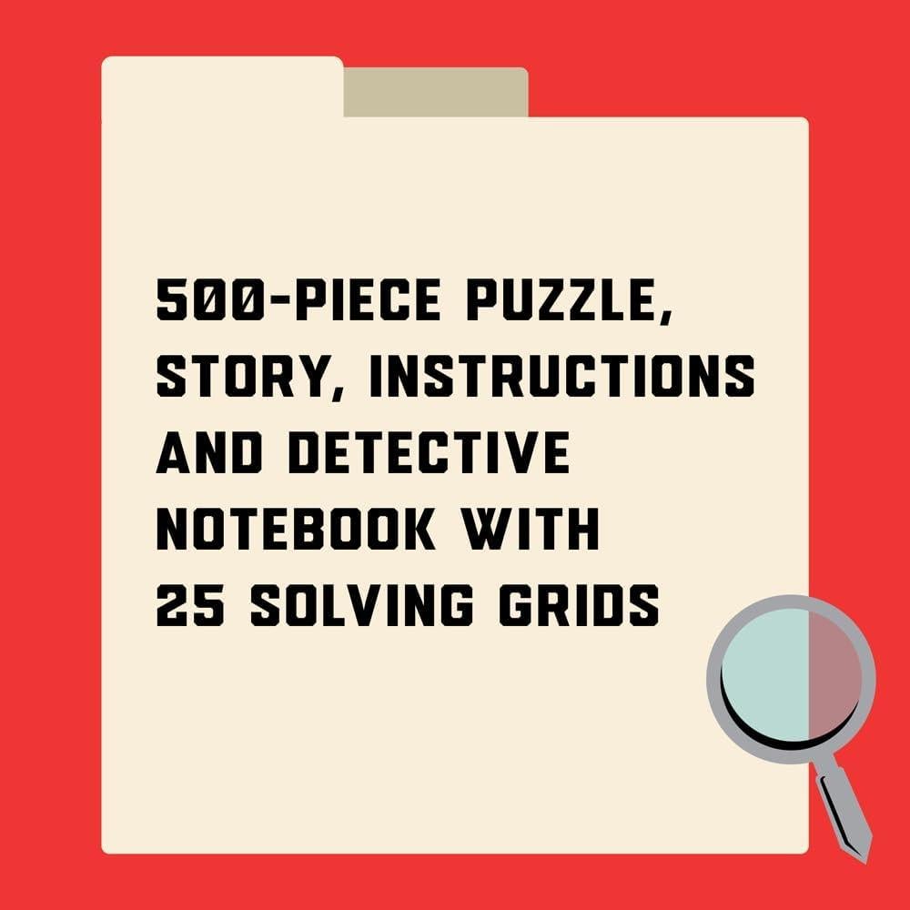 Rompecabezas Murdle 500 Piezas - Misterio en la Mansión