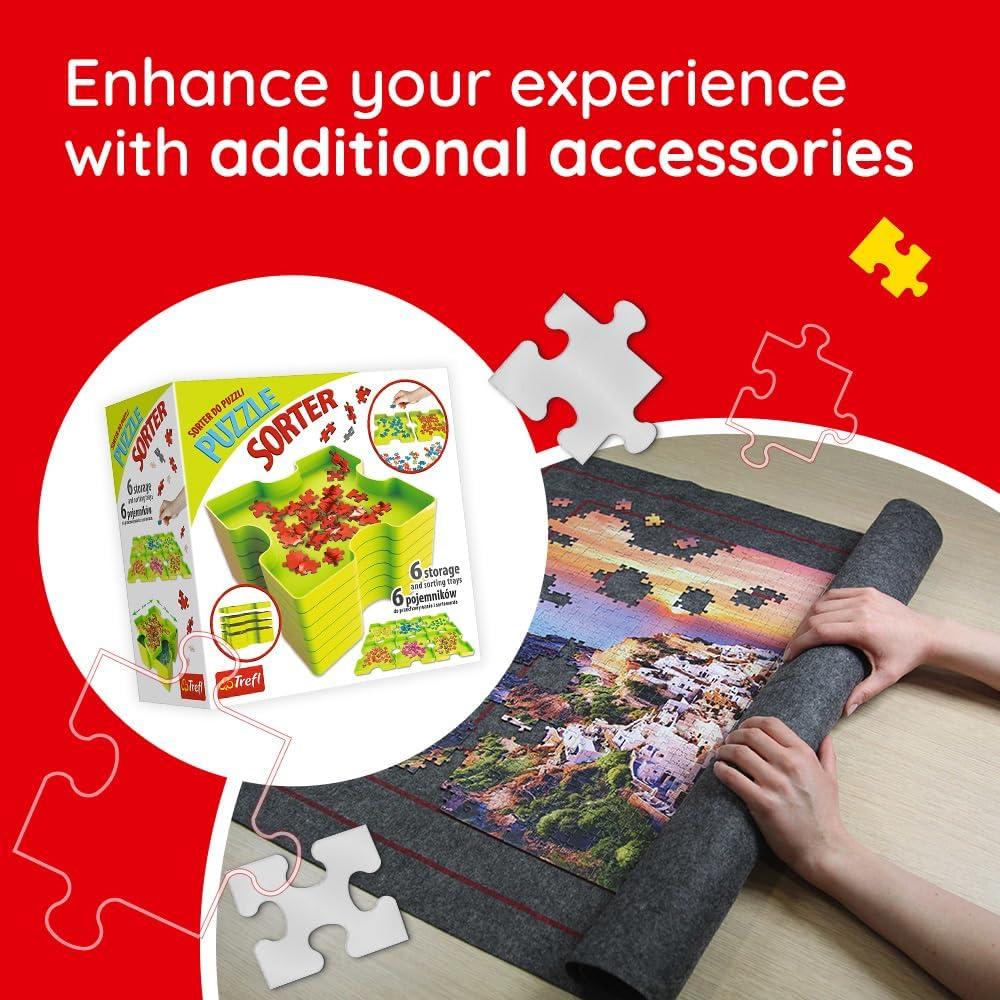 Set de Rompecabezas Trefl 13500 Piezas Star Wars + 1000 Piezas Power Rangers