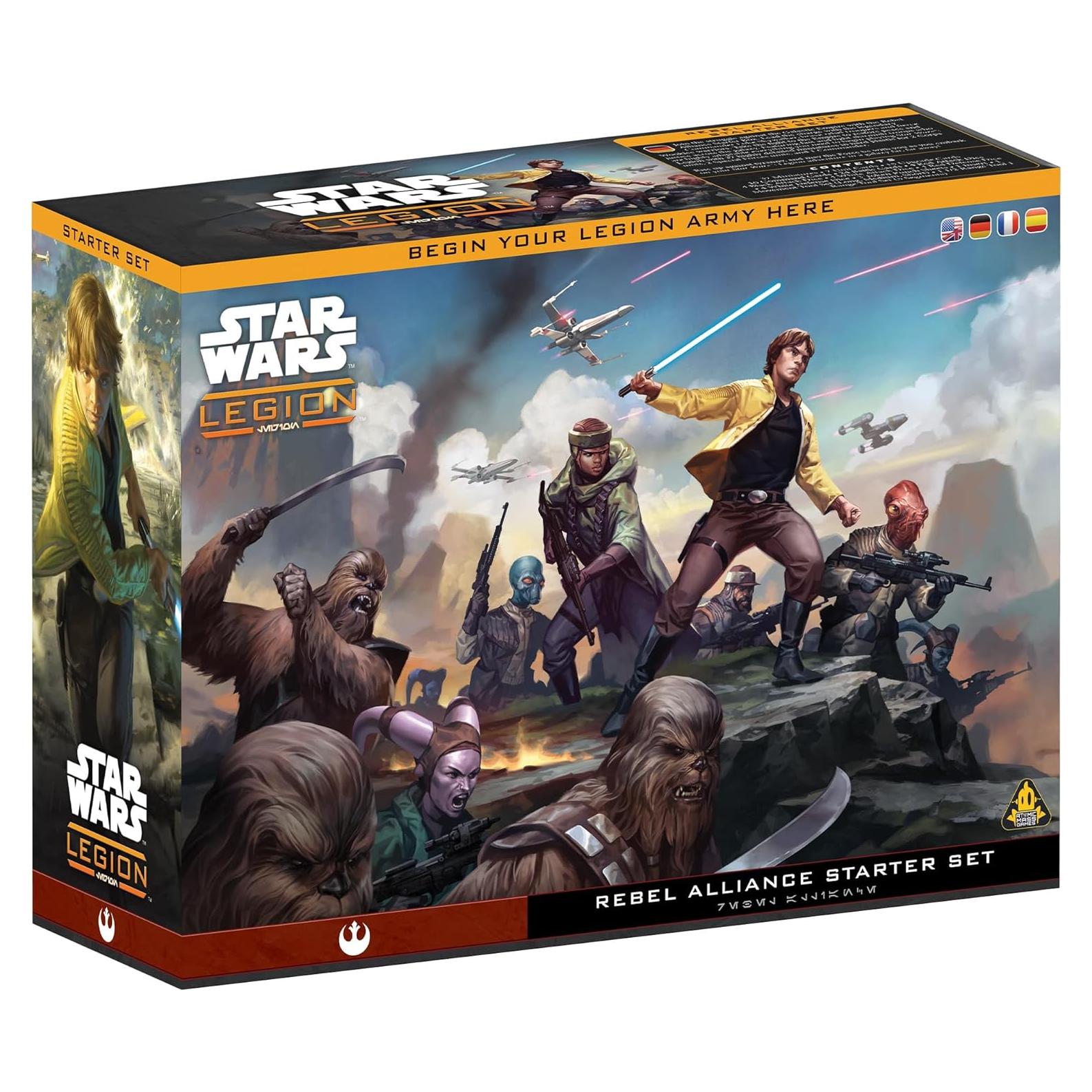 Star Wars: Legion Conjunto Inicial Alianza Rebelde - Juego de Estrategia 2 Jugadores