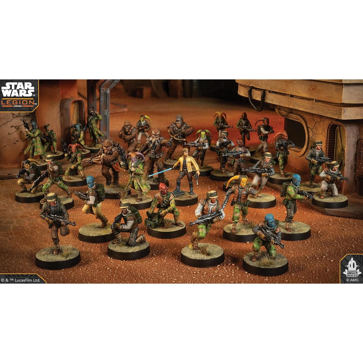 Star Wars: Legion Conjunto Inicial Alianza Rebelde - Juego de Estrategia 2 Jugadores