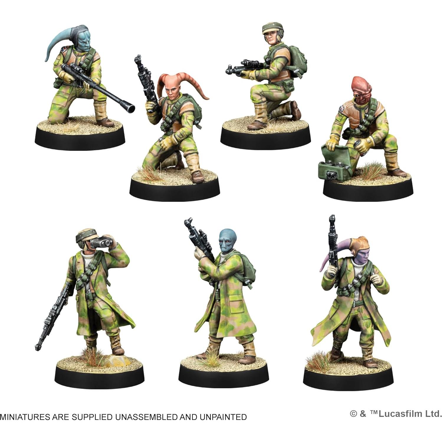 Star Wars: Legion Conjunto Inicial Alianza Rebelde - Juego de Estrategia 2 Jugadores