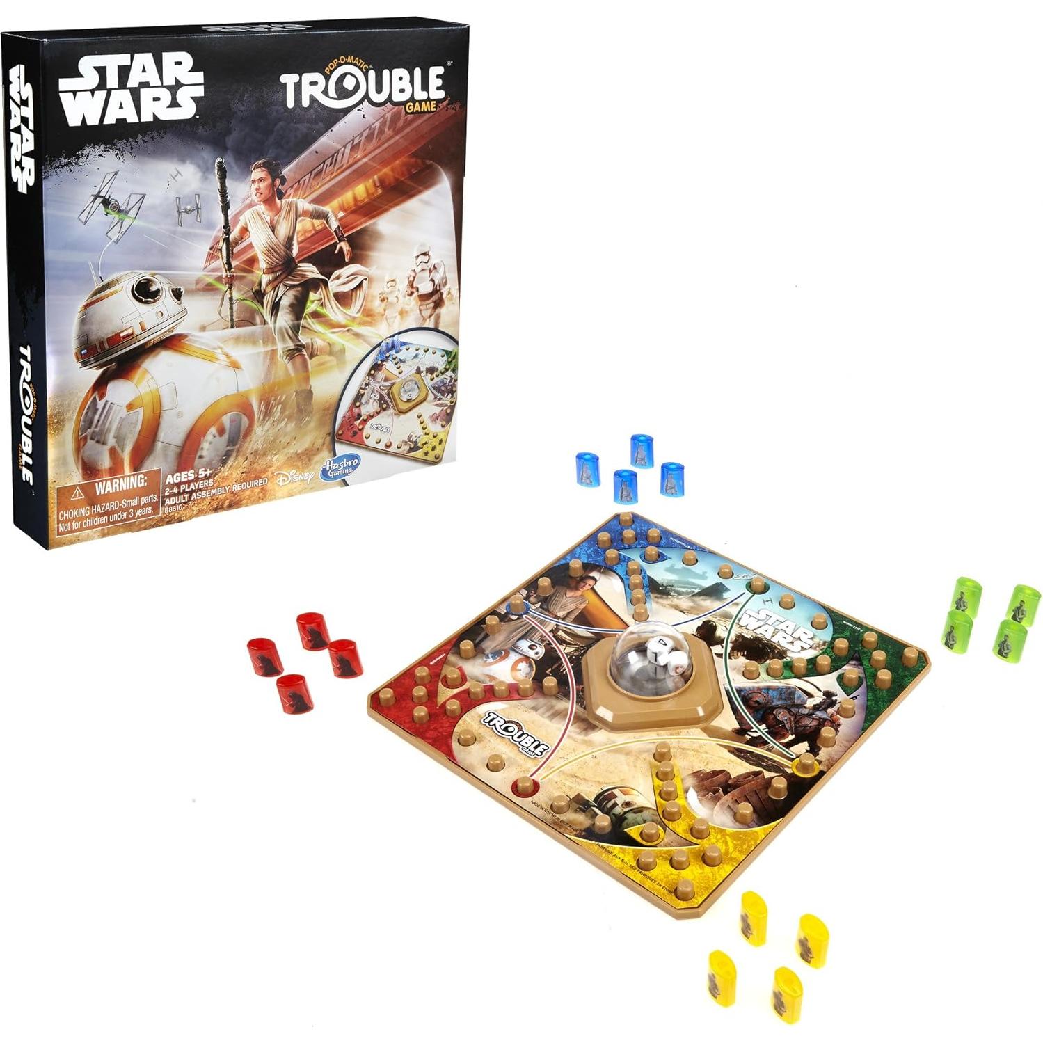 Juego de Mesa Trouble Star Wars Hasbro - 4 Fichas, 8+ Años