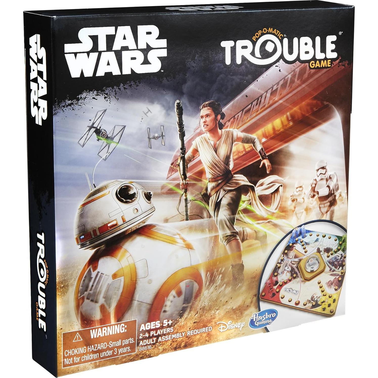 Juego de Mesa Trouble Star Wars Hasbro - 4 Fichas, 8+ Años
