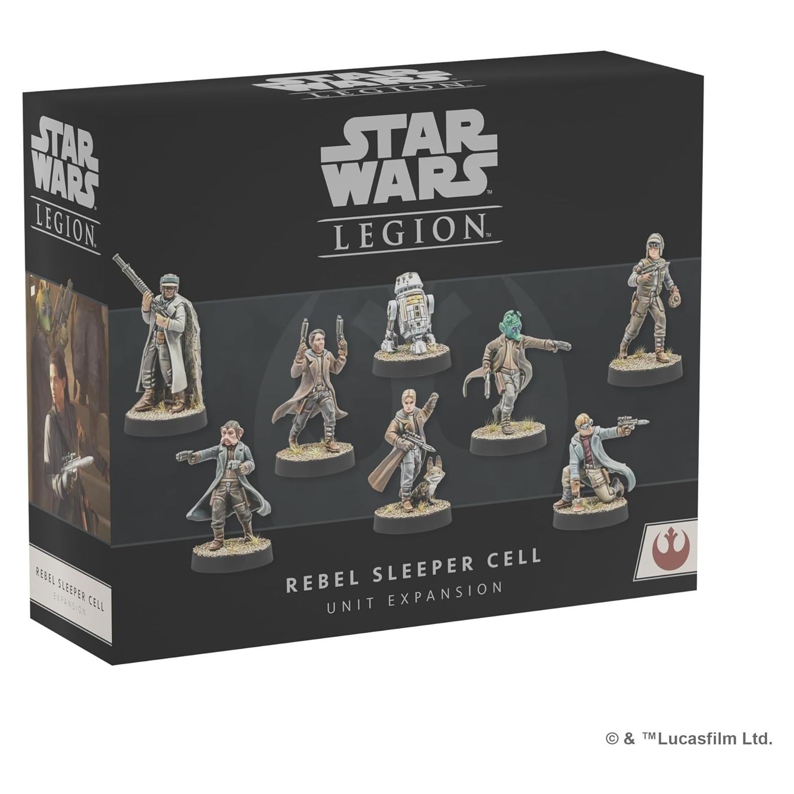 Expansión Unidad Rebelde Sleeper Cell Star Wars Legion - 8 Miniaturas