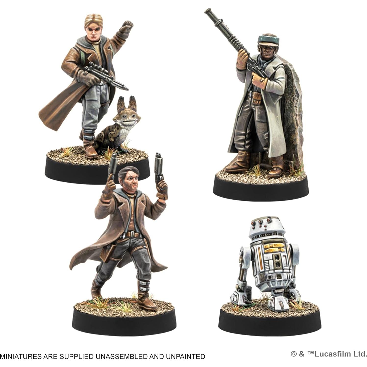 Expansión Unidad Rebelde Sleeper Cell Star Wars Legion - 8 Miniaturas