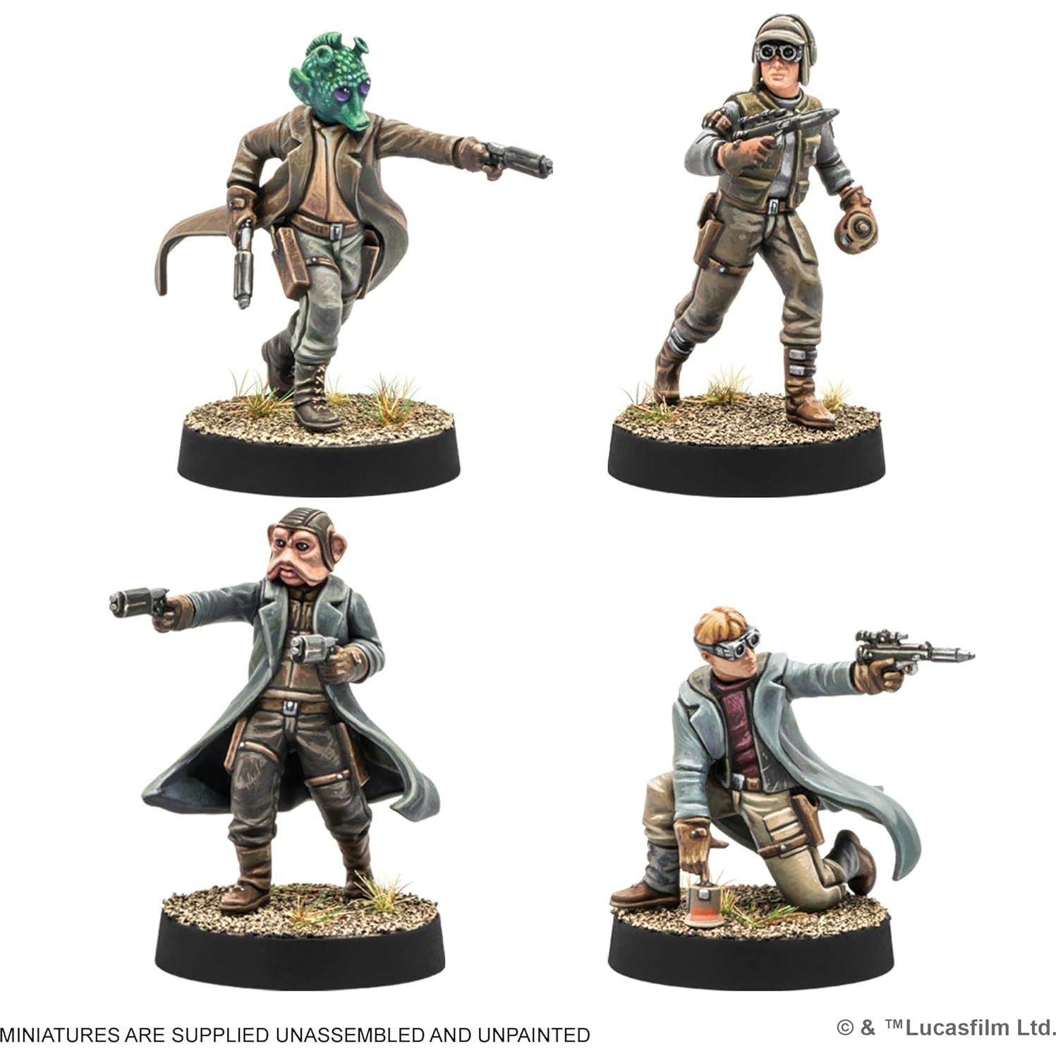 Expansión Unidad Rebelde Sleeper Cell Star Wars Legion - 8 Miniaturas