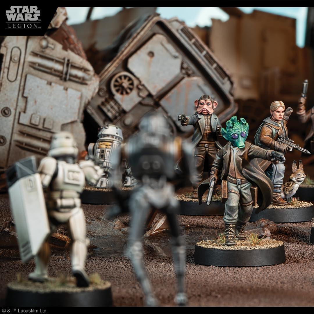 Expansión Unidad Rebelde Sleeper Cell Star Wars Legion - 8 Miniaturas