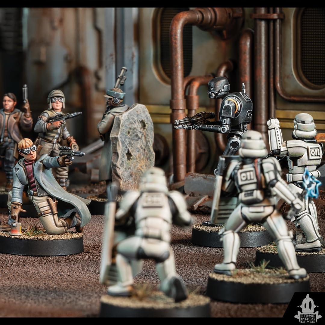 Expansión Unidad Rebelde Sleeper Cell Star Wars Legion - 8 Miniaturas