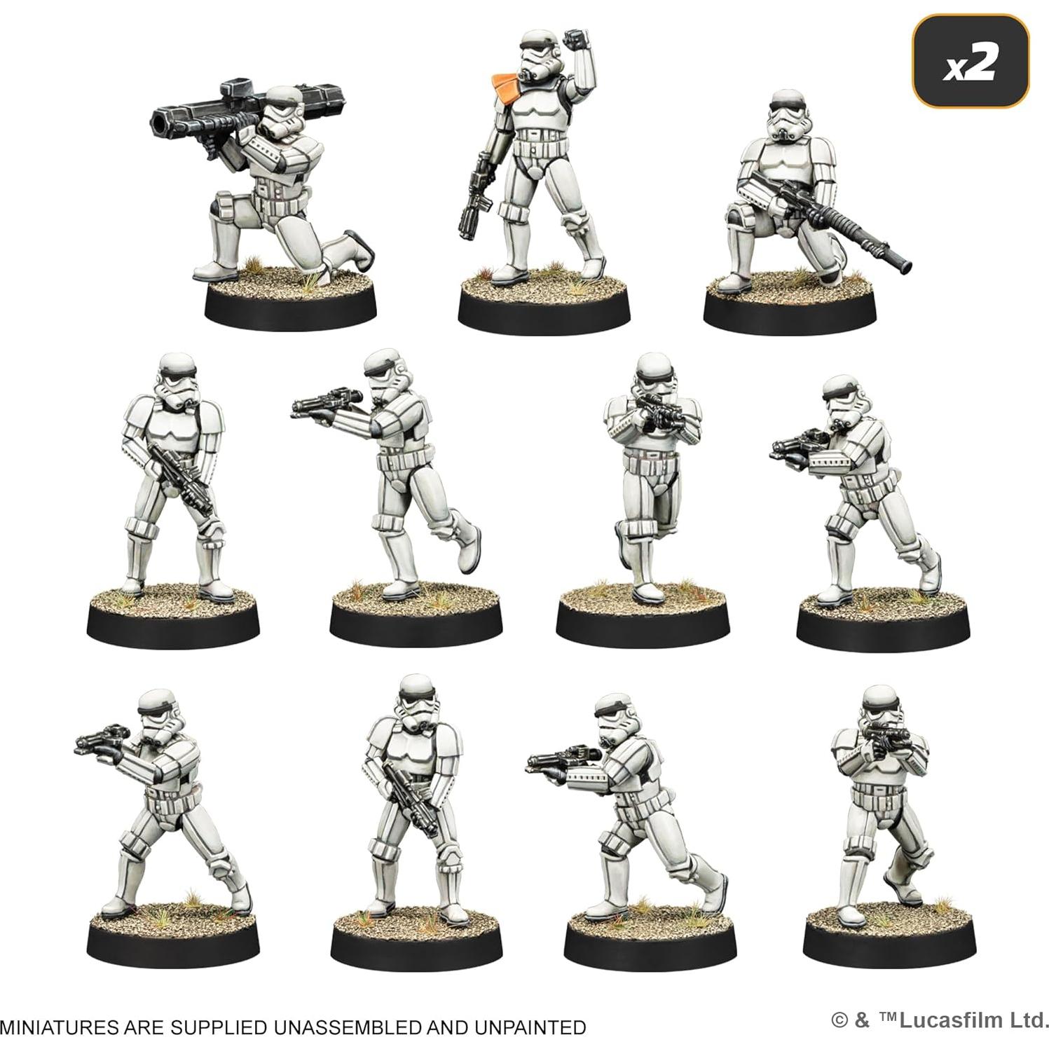 Juego de Miniaturas Star Wars: Legion - Set Inicial Imperio Galáctico