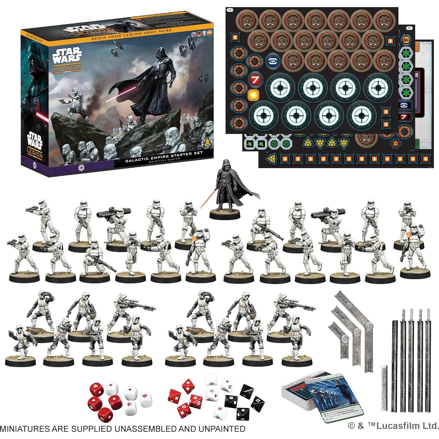 Juego de Miniaturas Star Wars: Legion - Set Inicial Imperio Galáctico