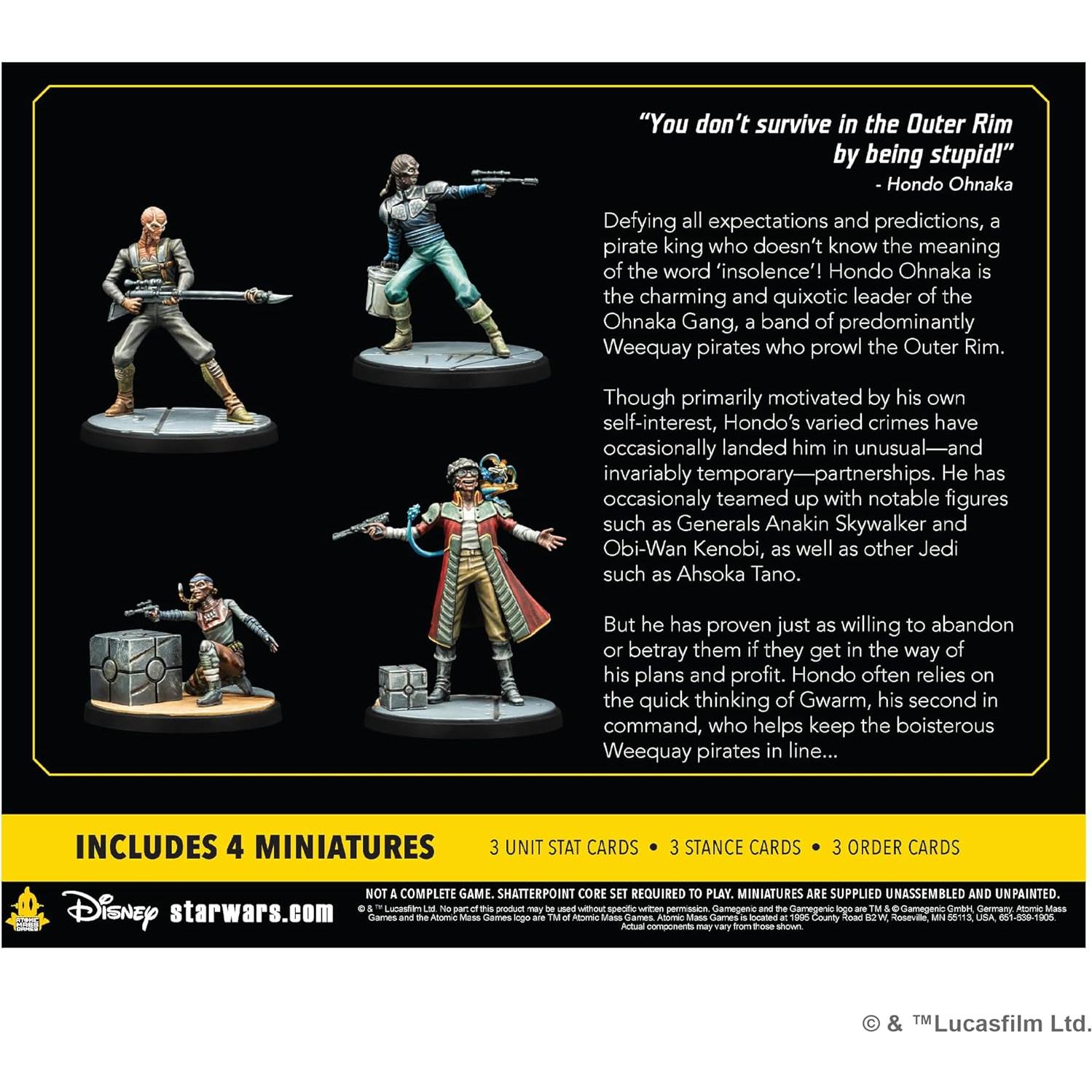 Pack de Escuadrón Star Wars: Shatterpoint Hondo Ohnaka