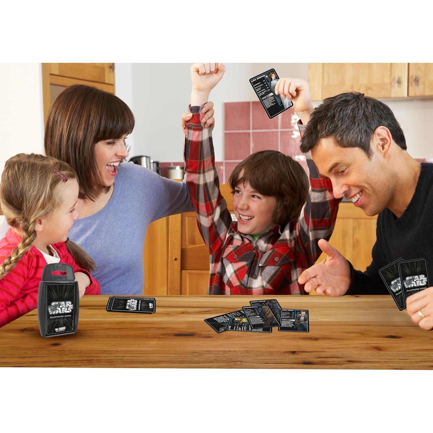 Juego de Cartas Estilo Manga Star Wars - Top Trumps para 2+ Jugadores