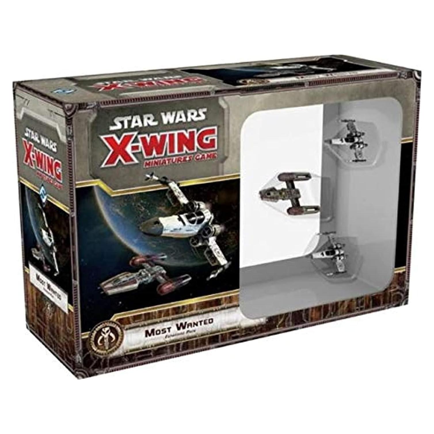 Juego de Miniaturas Star Wars X-Wing Expansión Más Buscado - Atomic Mass Games