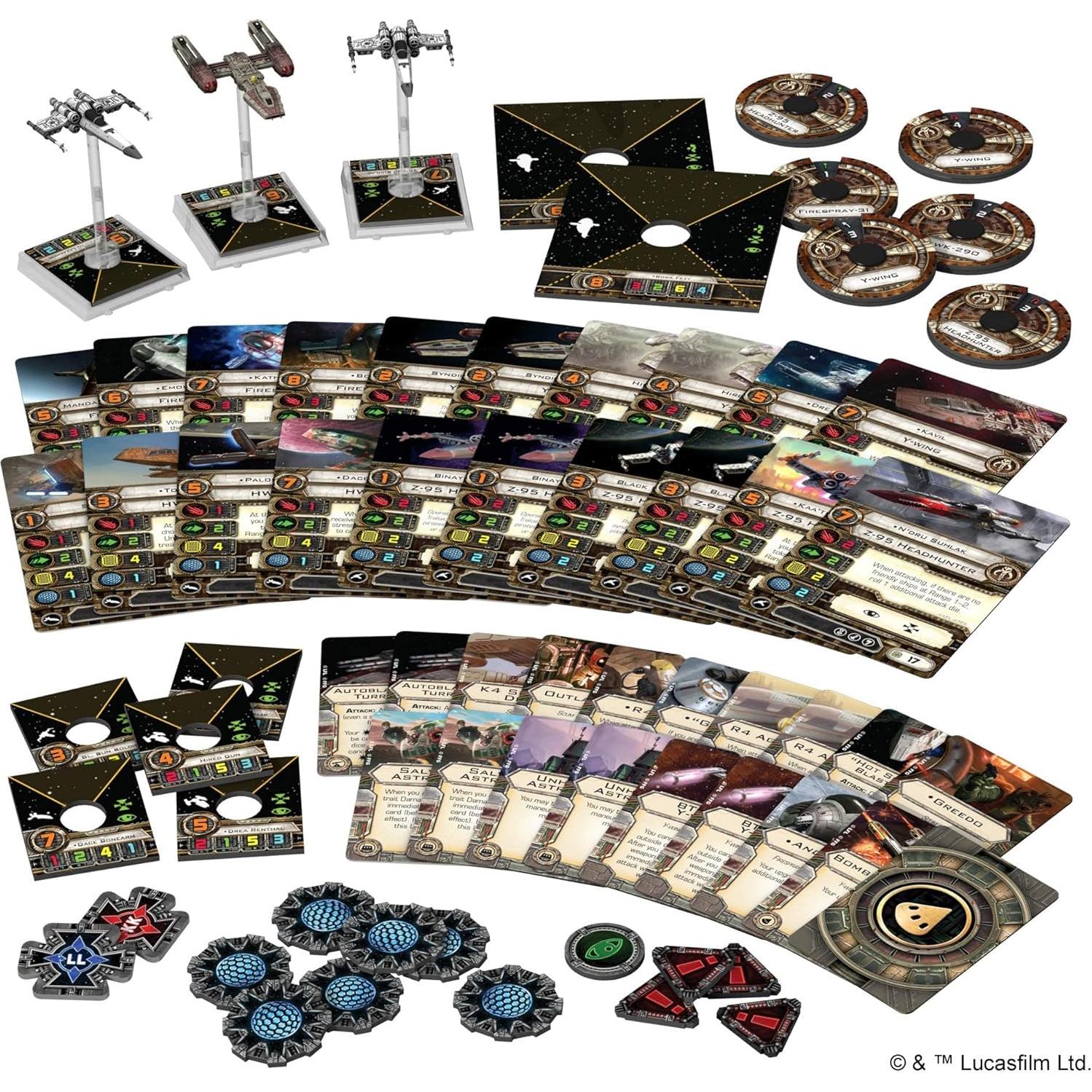 Juego de Miniaturas Star Wars X-Wing Expansión Más Buscado - Atomic Mass Games