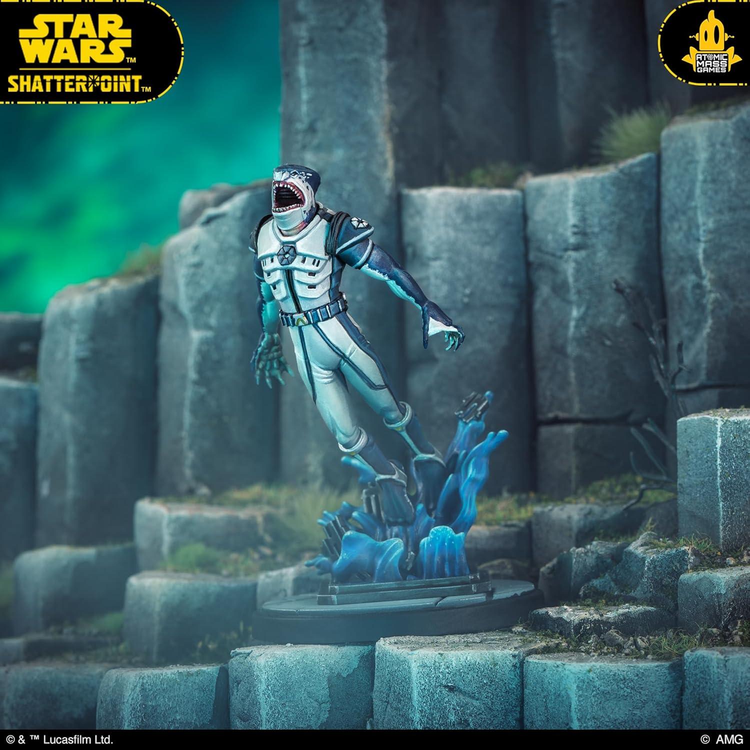 Pack de Escuadra Star Wars Shatterpoint Asmodee - Riff Tamson, Nossor Ri y Droids Acuáticos