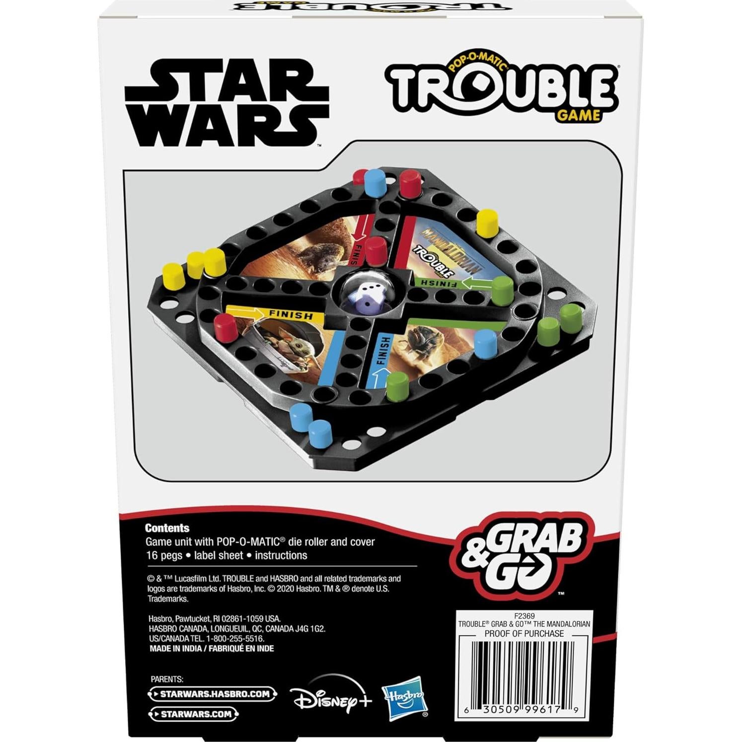 Juego de Problemas Mandaloriano Hasbro Portátil 6 Sets