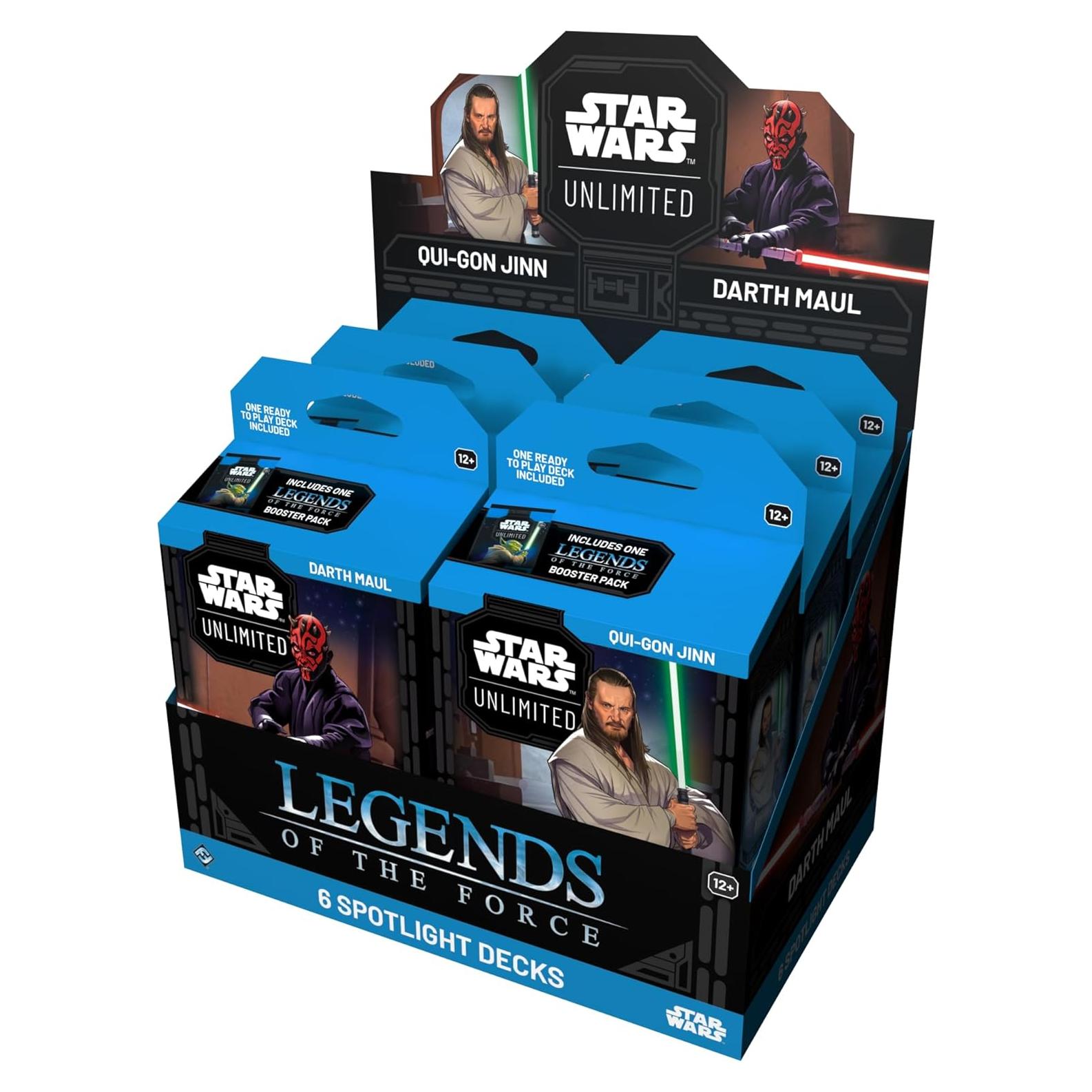 Star Wars: Unlimited TCG Display Mazos Spotlight - 6 Mazos Preconstruidos