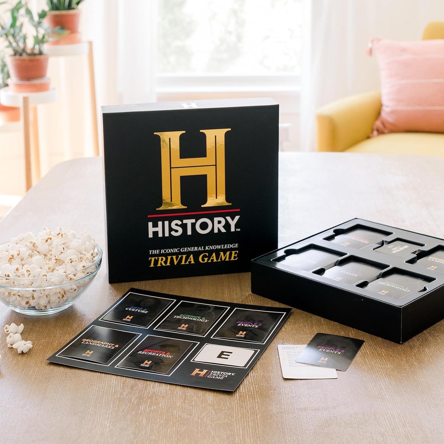 Juego de Mesa de Trivia HISTORY Deluxe - 2400 Preguntas