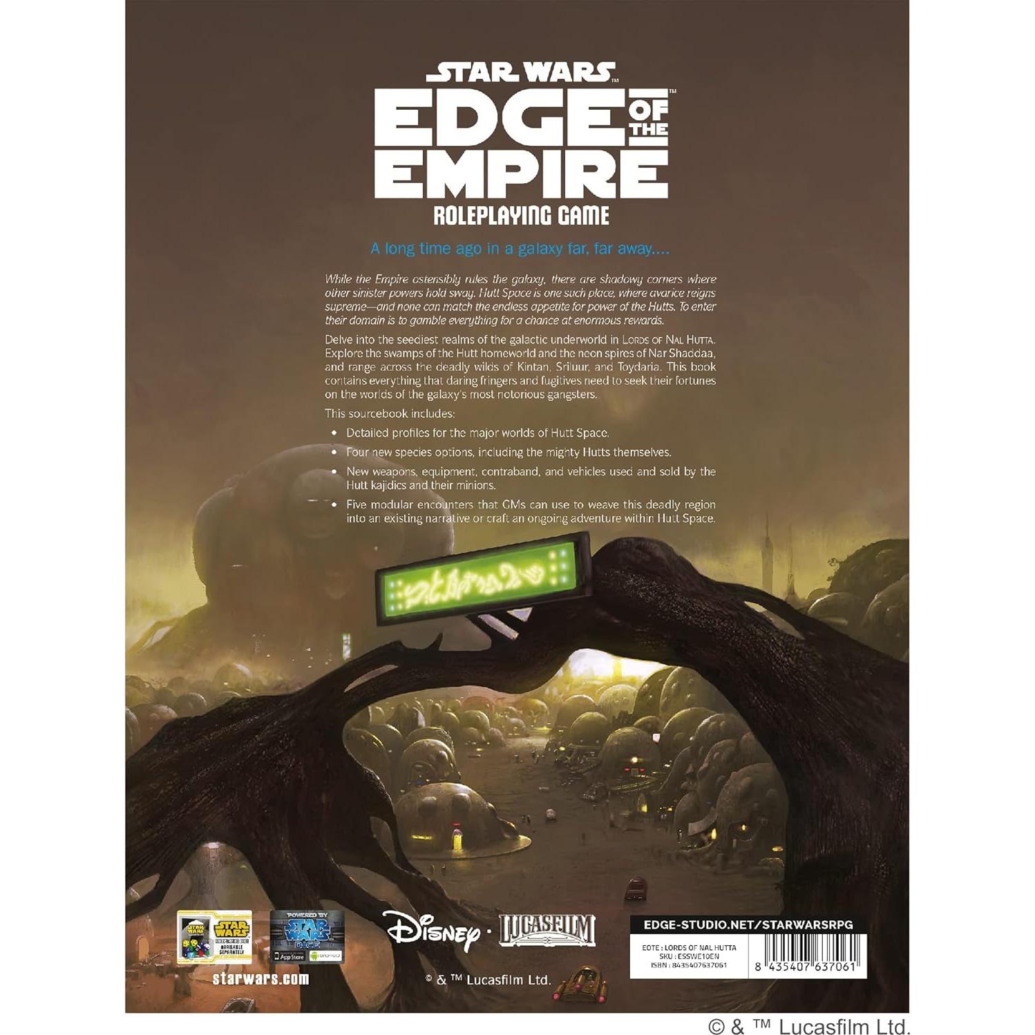 Libro de Fuentes Star Wars Edge of the Empire: Señores de Nal Hutta