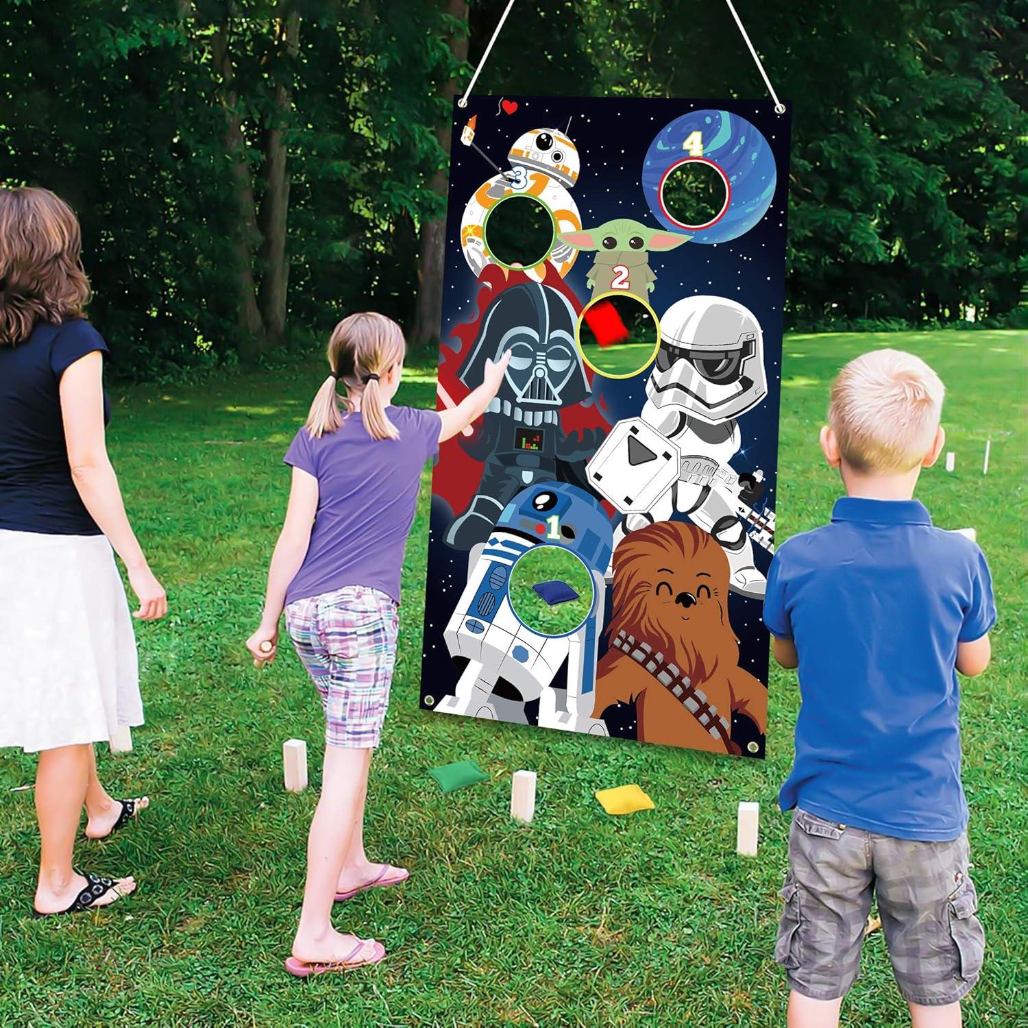 Juego de Lanzamiento ERguanfoiun Galaxy Wars con 4 Bolsas