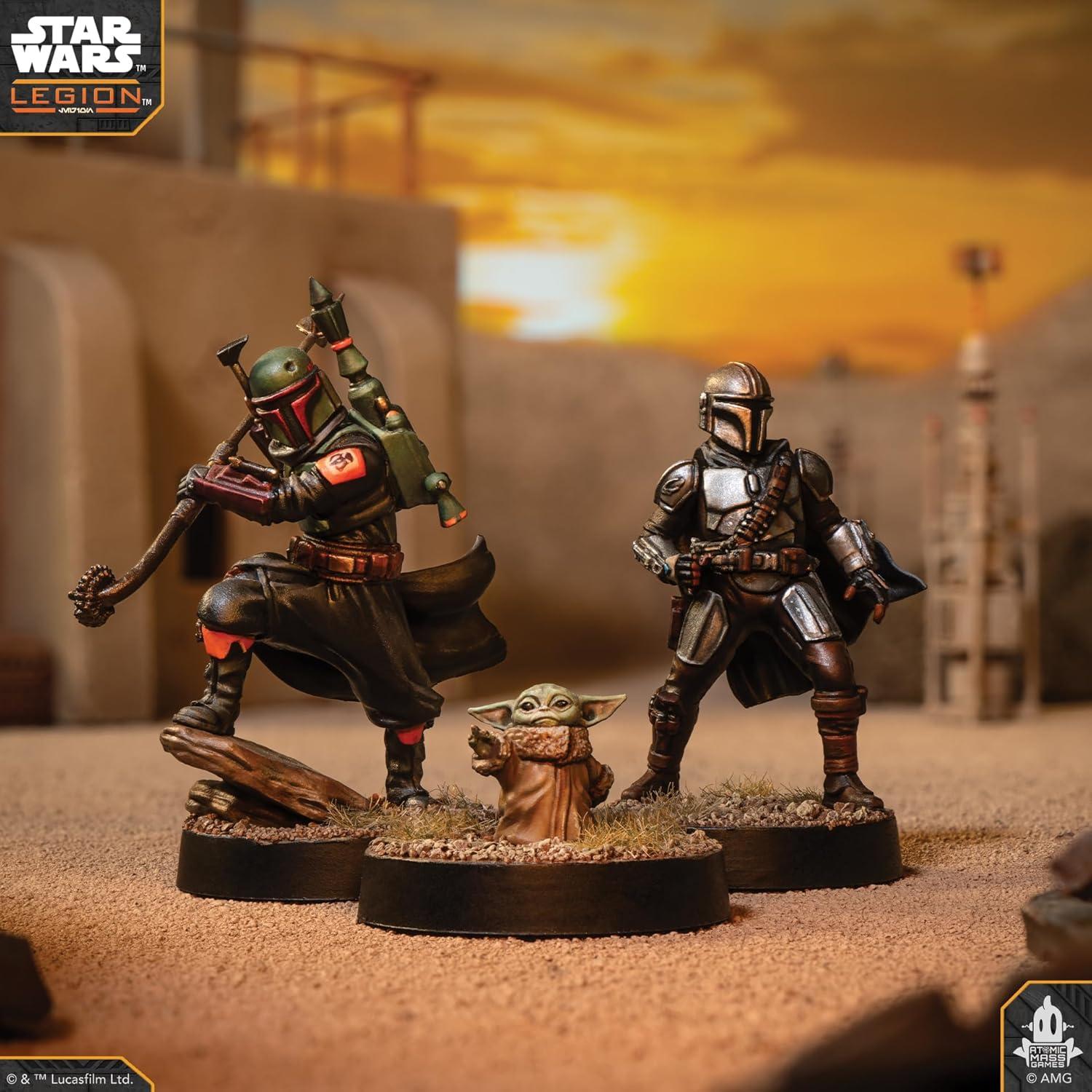 Paquete de Miniaturas Star Wars: Legion - Boba Fett y Mandalorianos
