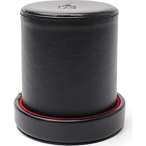Luck Lab Taza de Dados de Cuero PU con 6 Dados - Juego Silencioso